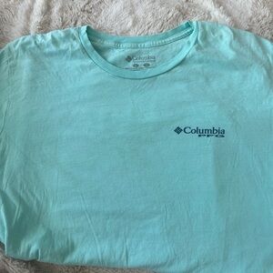 Columbia Light Blue PFG Tee